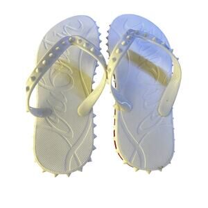 New Christian Louboutin Super Loubi Flip Sandals Size 37 Eur Size 7 US